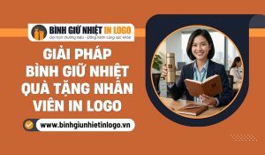 Bình Giữ Nhiệt Quà Tặng Nhân Viên In Logo