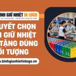 Cách chọn bình giữ nhiệt theo đối tượng