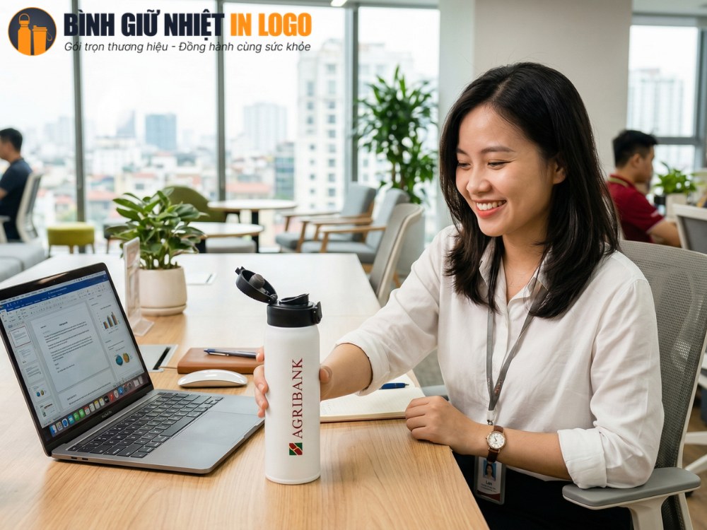 Bình giữ nhiệt quà tặng khách hàng