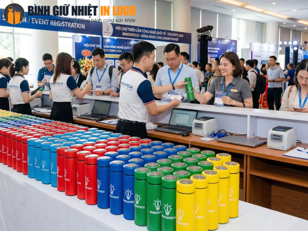 Bình giữ nhiệt quà tặng khách hàng