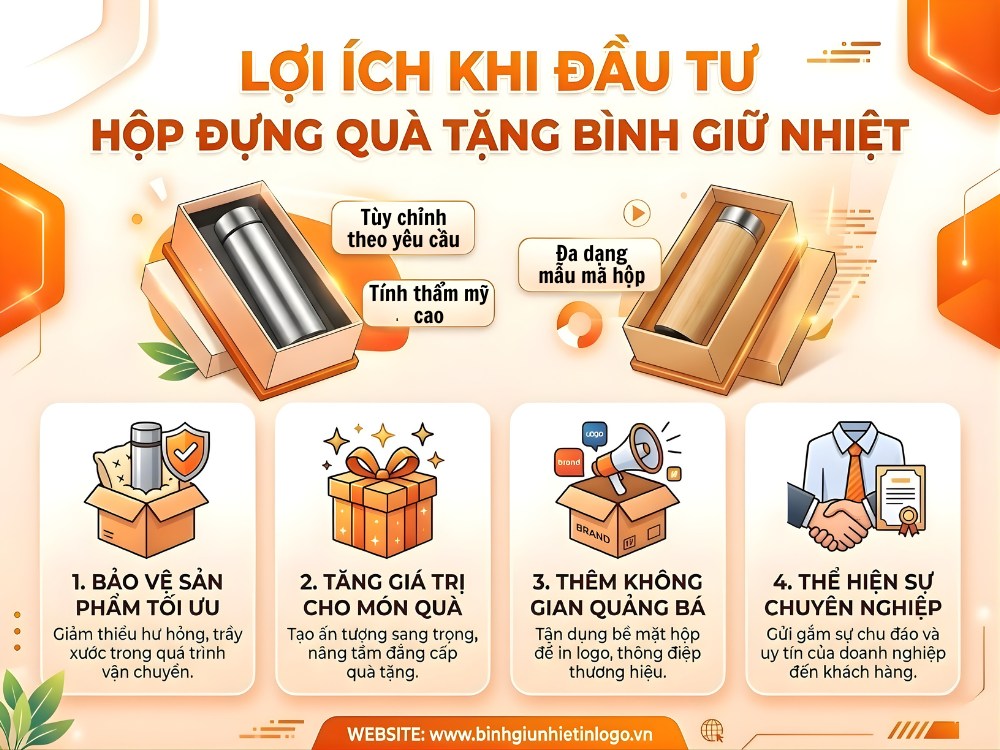 4 lợi ích của hộp quà tặng bình giữ nhiệt