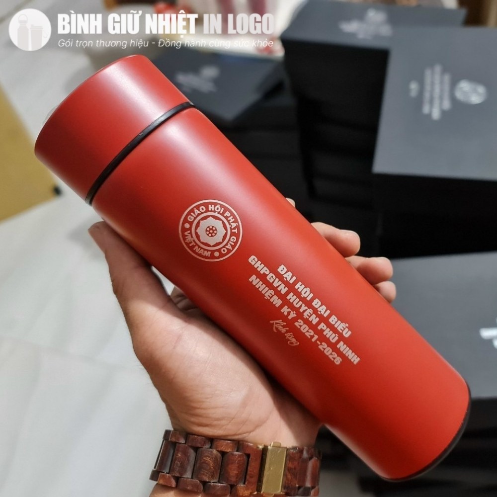 Bình giữ nhiệt in logo quà tặng