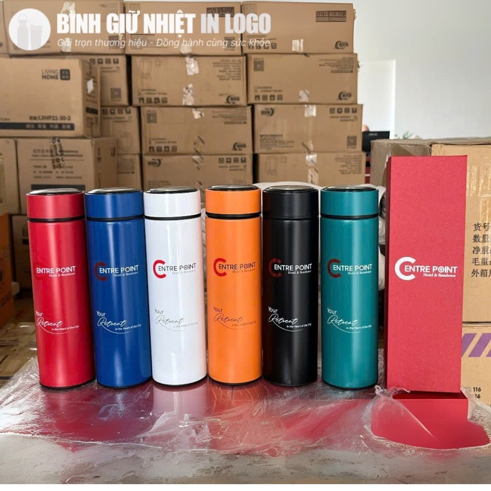 Bình giữ nhiệt quà tặng in logo