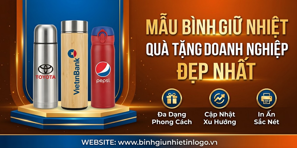 Tổng hợp các mẫu bình giữ nhiệt đẹp nhất