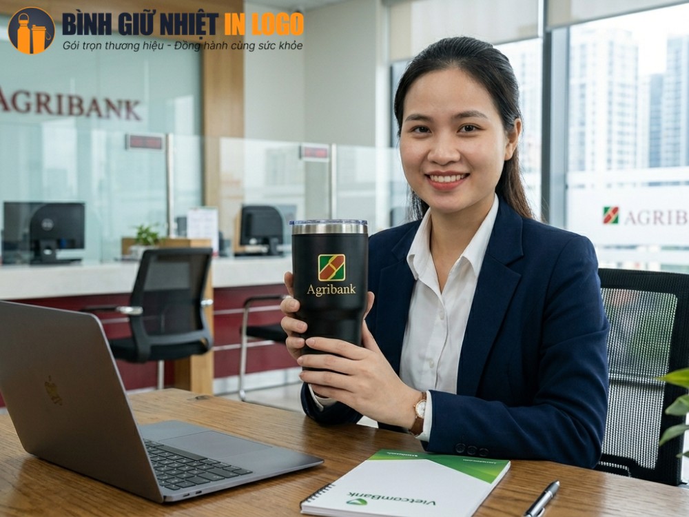 Cốc giữ nhiệt in logo