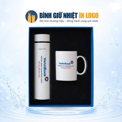 Bộ Giftset Quà Tặng Cốc Sứ và Bình Giữ Nhiệt In Logo VietinBank GN-GS01 - Ảnh đại diện