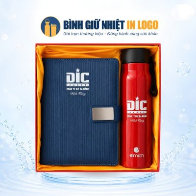Bộ Quà Tặng Sổ Da và Bình Giữ Nhiệt Elmich Cao Cấp In Logo GN-GS09 - Ảnh đại diện