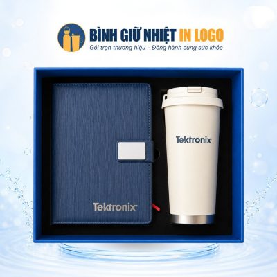 Bộ Quà Tặng Sổ Da và Cốc Giữ Nhiệt In Logo Thương Hiệu GN-GS08 - Ảnh đại diện